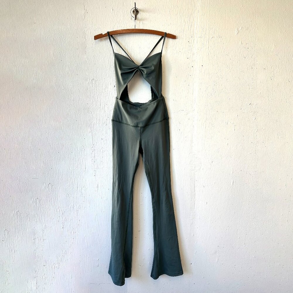 Tiger Friday Knockout Unitard Jumpsuit - Olive Green - Women's Small